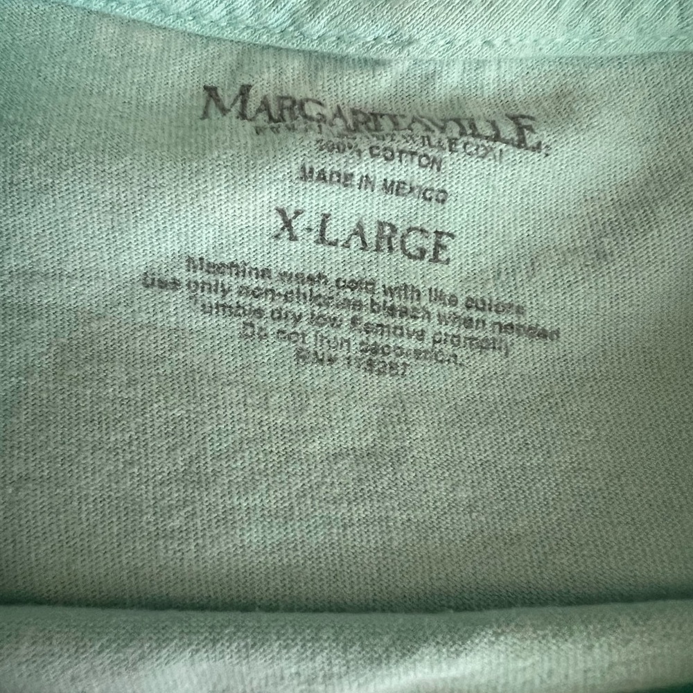 Margaritaville Aqua Long Sleeve Tee - Picture 3 of 5